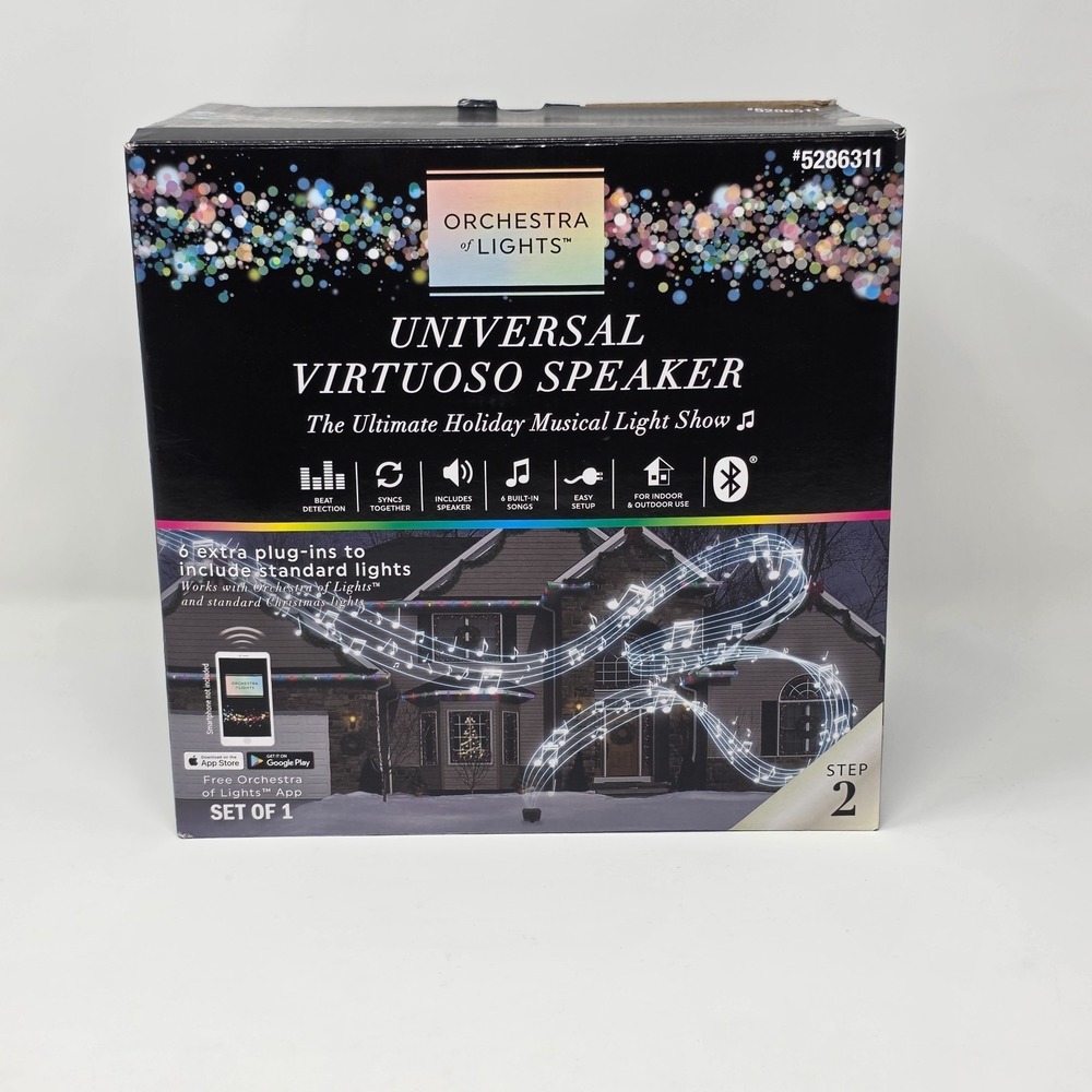 Gemmy Orchestra of Lights Universal Virtuoso Speaker Bluetooth Holiday Show